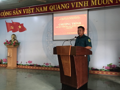 Đảng ủy thị trấn Buôn Trấp tổ chức Hội nghị  Sơ kết công tác xây dựng thị trấn Buôn Trấp trở thành đô thị văn minh